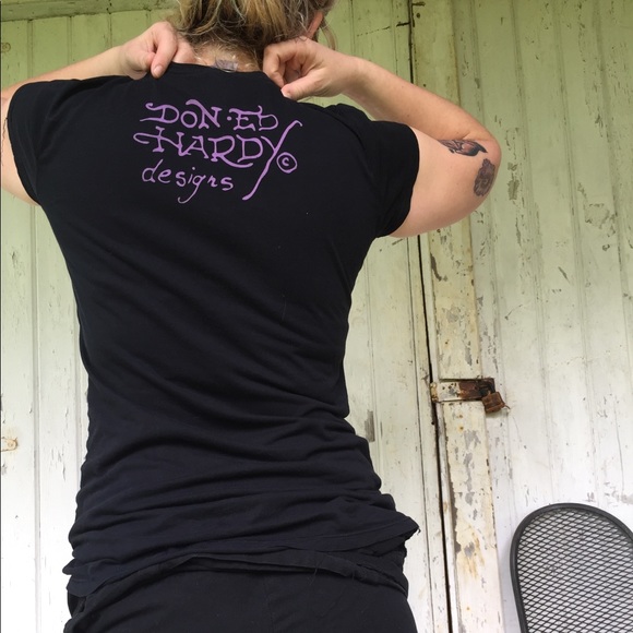 SOLD Ed hardy y2k lovers tee - Picture 3 of 5